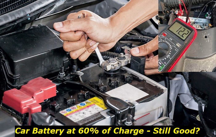 car battery at 60 percent